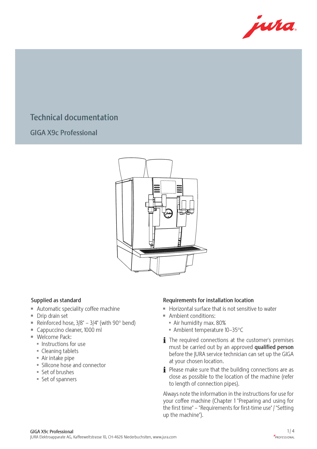 Jura Capresso Giga X9c Professional manual Technical documentation, UU Set of spanners 