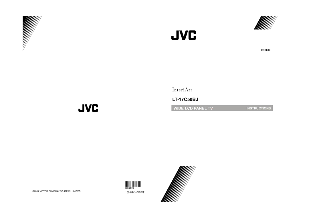 JVC 1004MKH-VT-VT manual LT-17C50BJ 