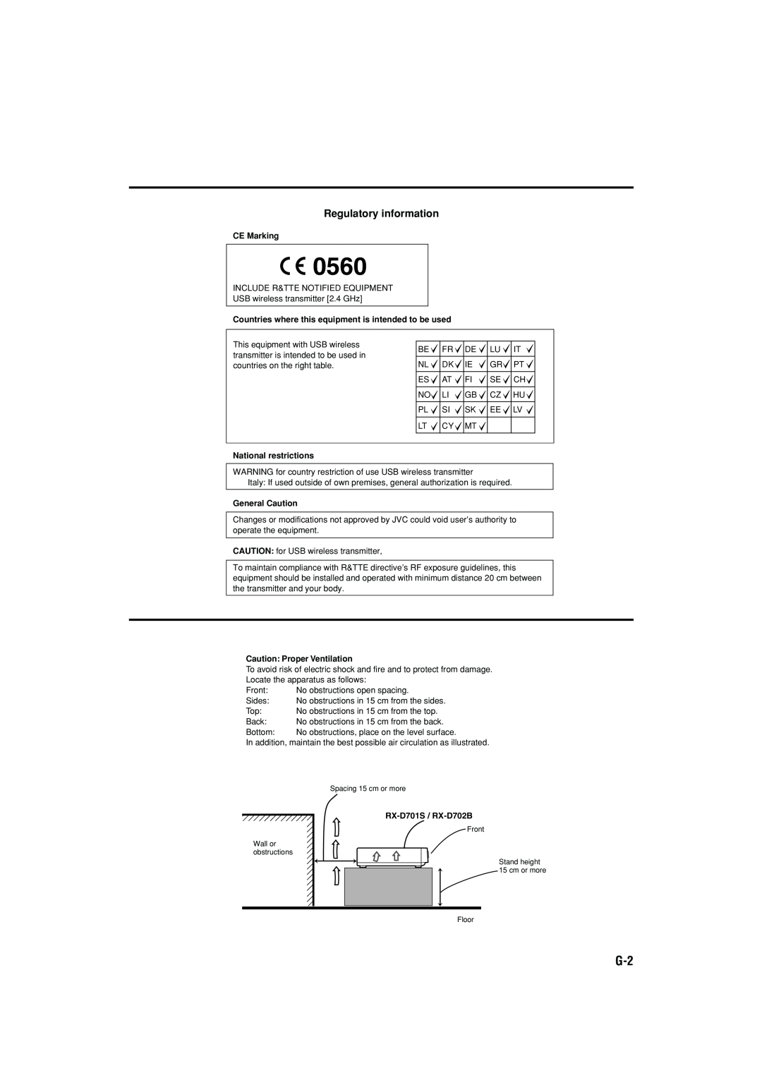 JVC LVT1437-001A, 1105RYMMDWJEIN manual Regulatory information 