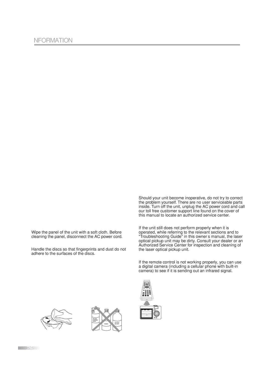 JVC 1EMN24939, A94N5UH manual Information, Glossary, Maintenance, Ntsc 