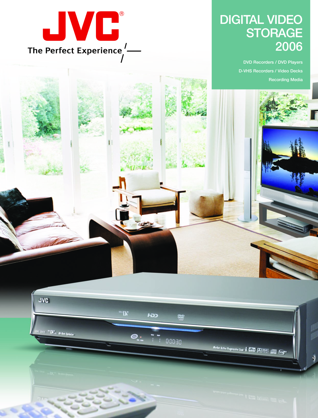 JVC 2006 manual Digital Video Storage, DVD Recorders / DVD Players D-VHS Recorders / Video Decks, Recording Media 