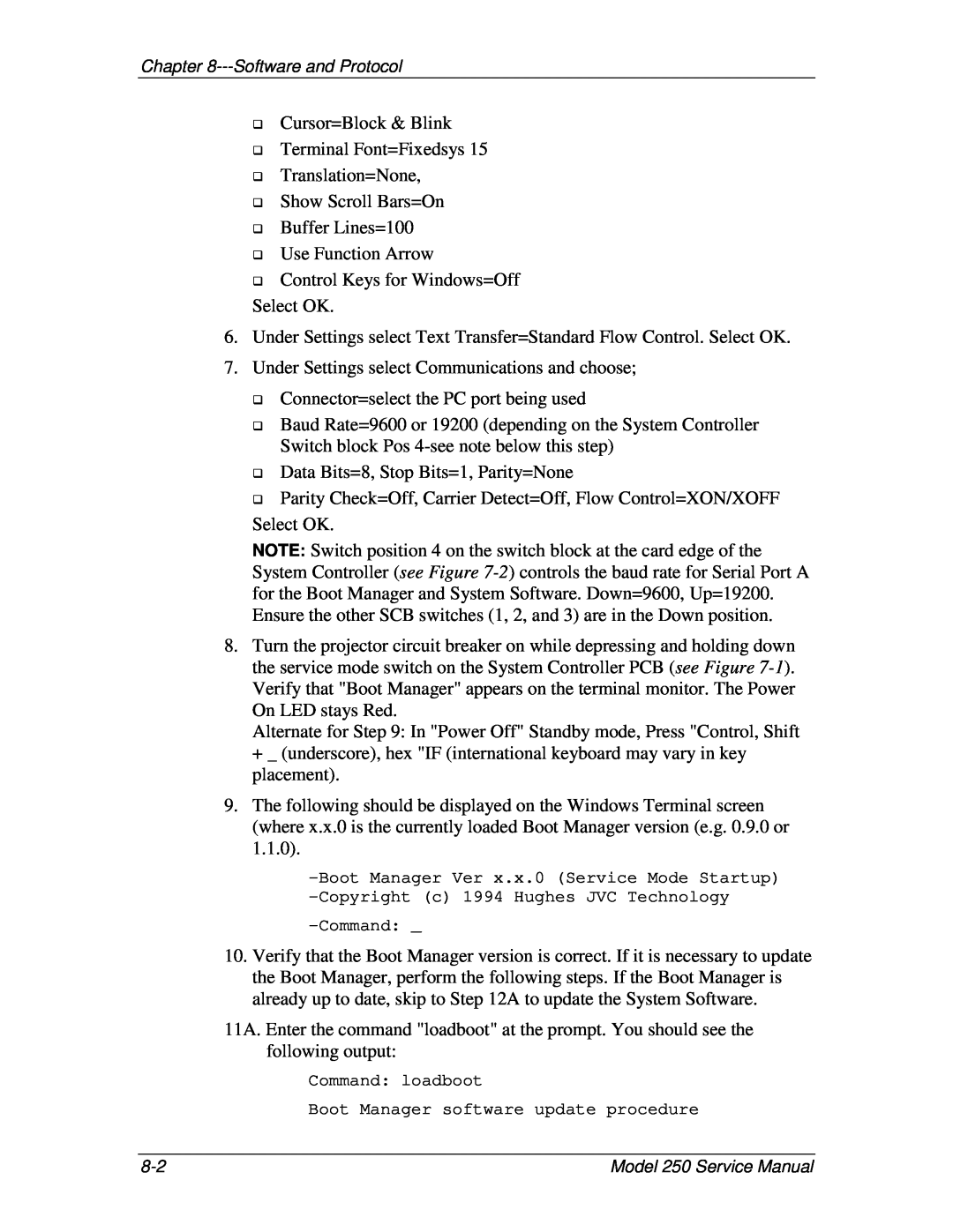 JVC 250 service manual Cursor=Block & Blink Terminal Font=Fixedsys Translation=None 