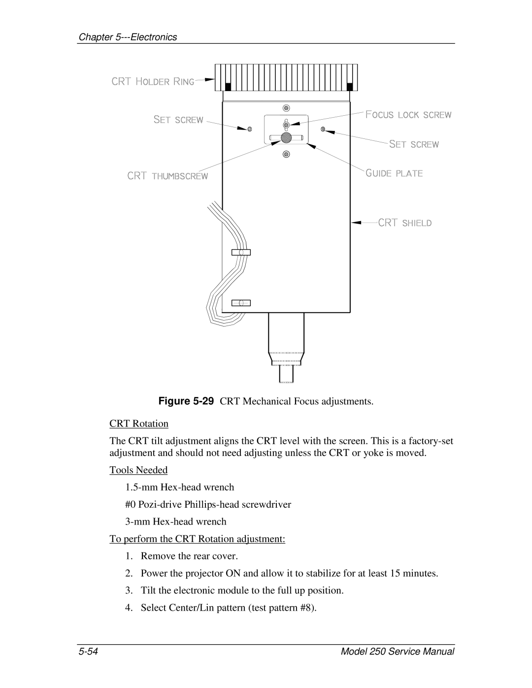 JVC 250 service manual Electronics 