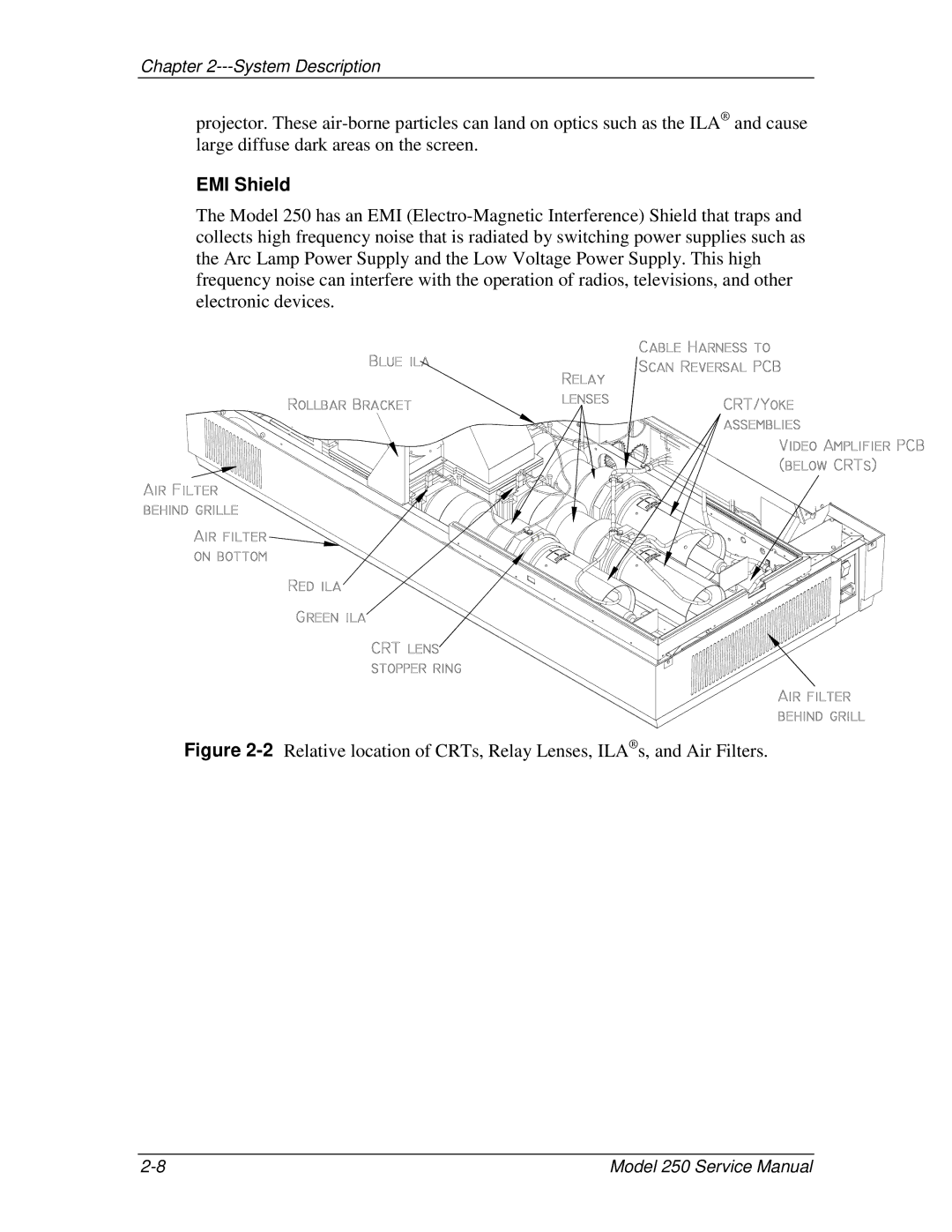 JVC 250 service manual EMI Shield 