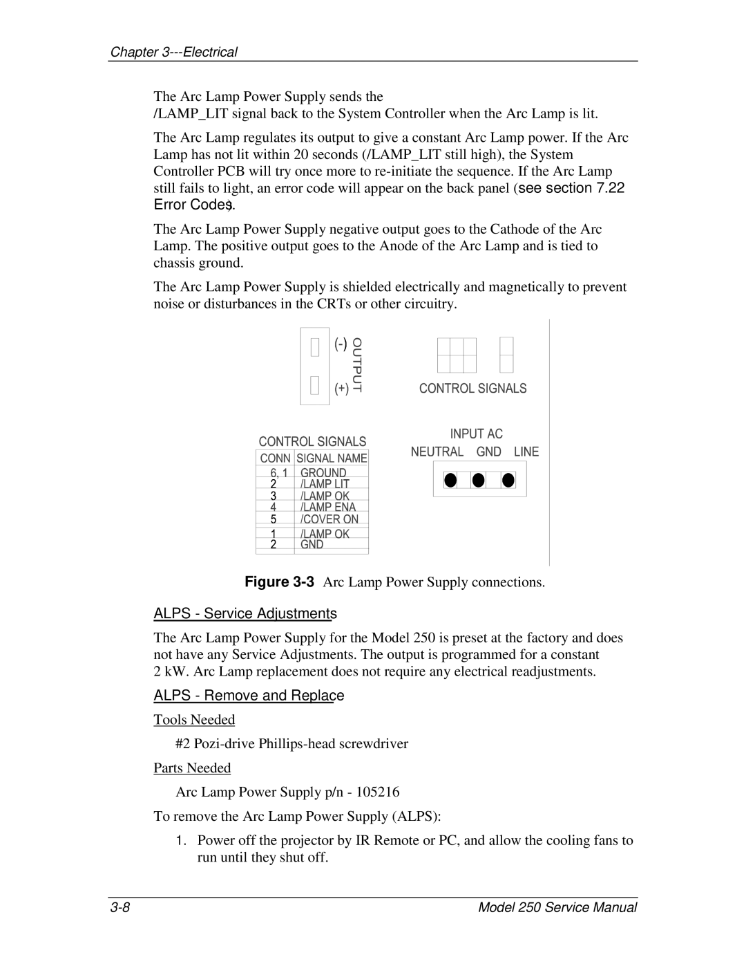 JVC 250 service manual Alps Service Adjustments, Alps Remove and Replace 