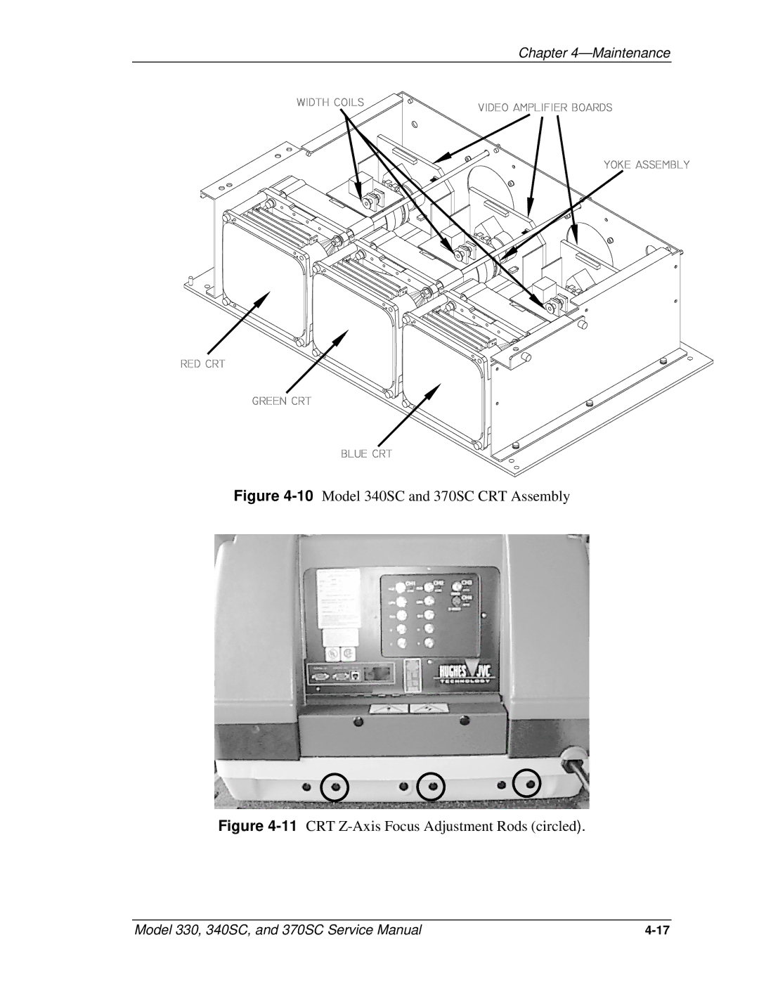 JVC 370 SC, 330, 340 SC service manual 10Model 340SC and 370SC CRT Assembly 