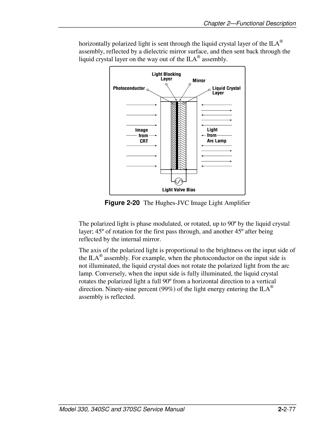 JVC 340 SC, 330, 370 SC service manual Functional Description 