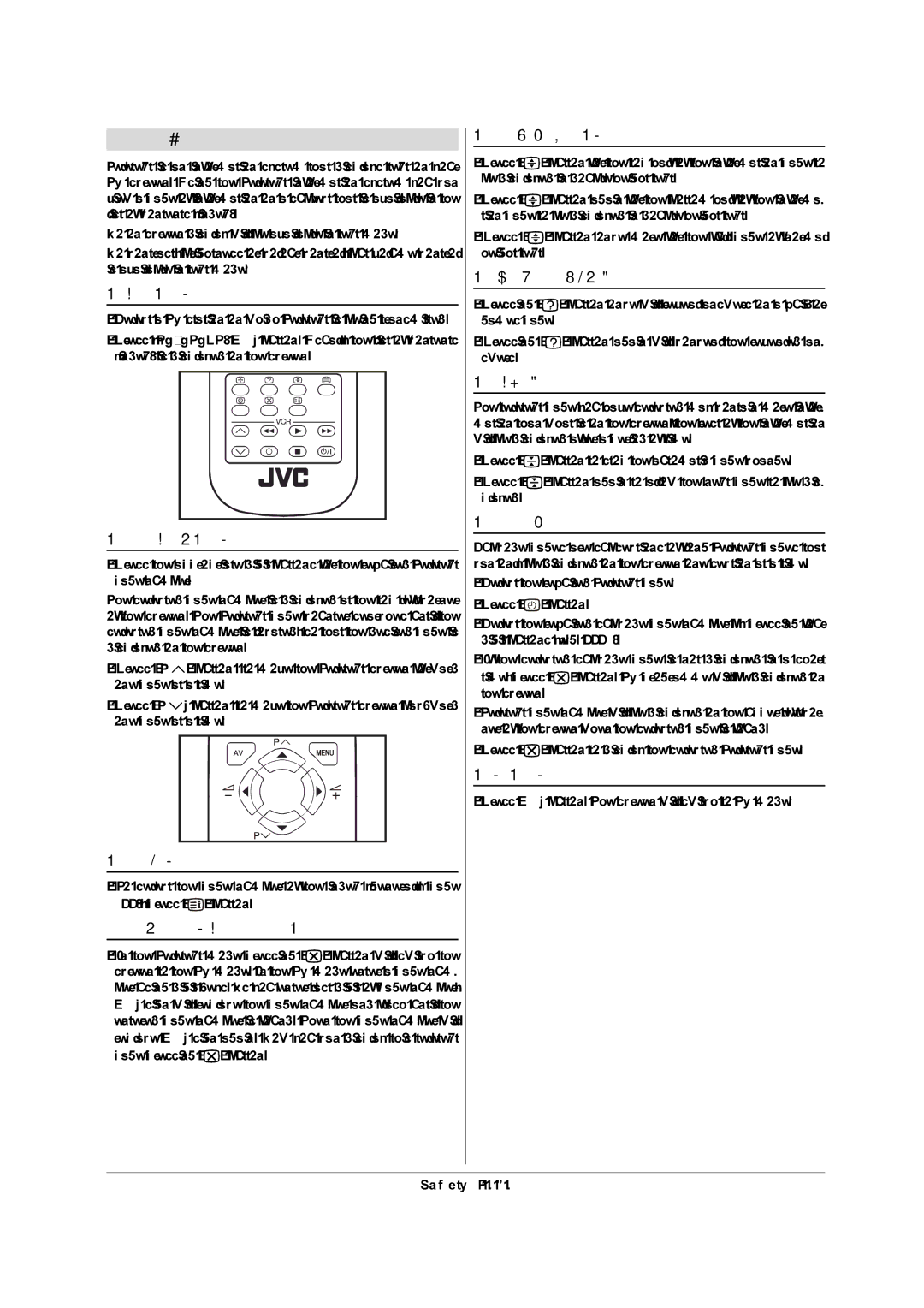 JVC 50050690 manual Teletext 