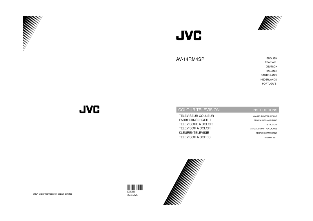 JVC 50050690 manual AV-14RM4SP 