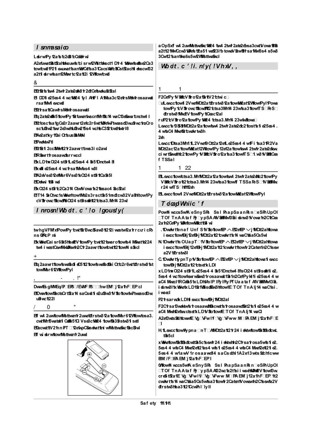 JVC 50050690 manual Preparation 