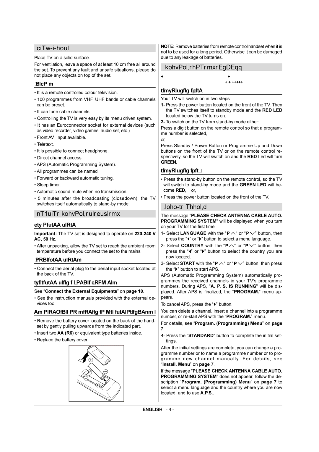 JVC 50052496 manual Preparation 