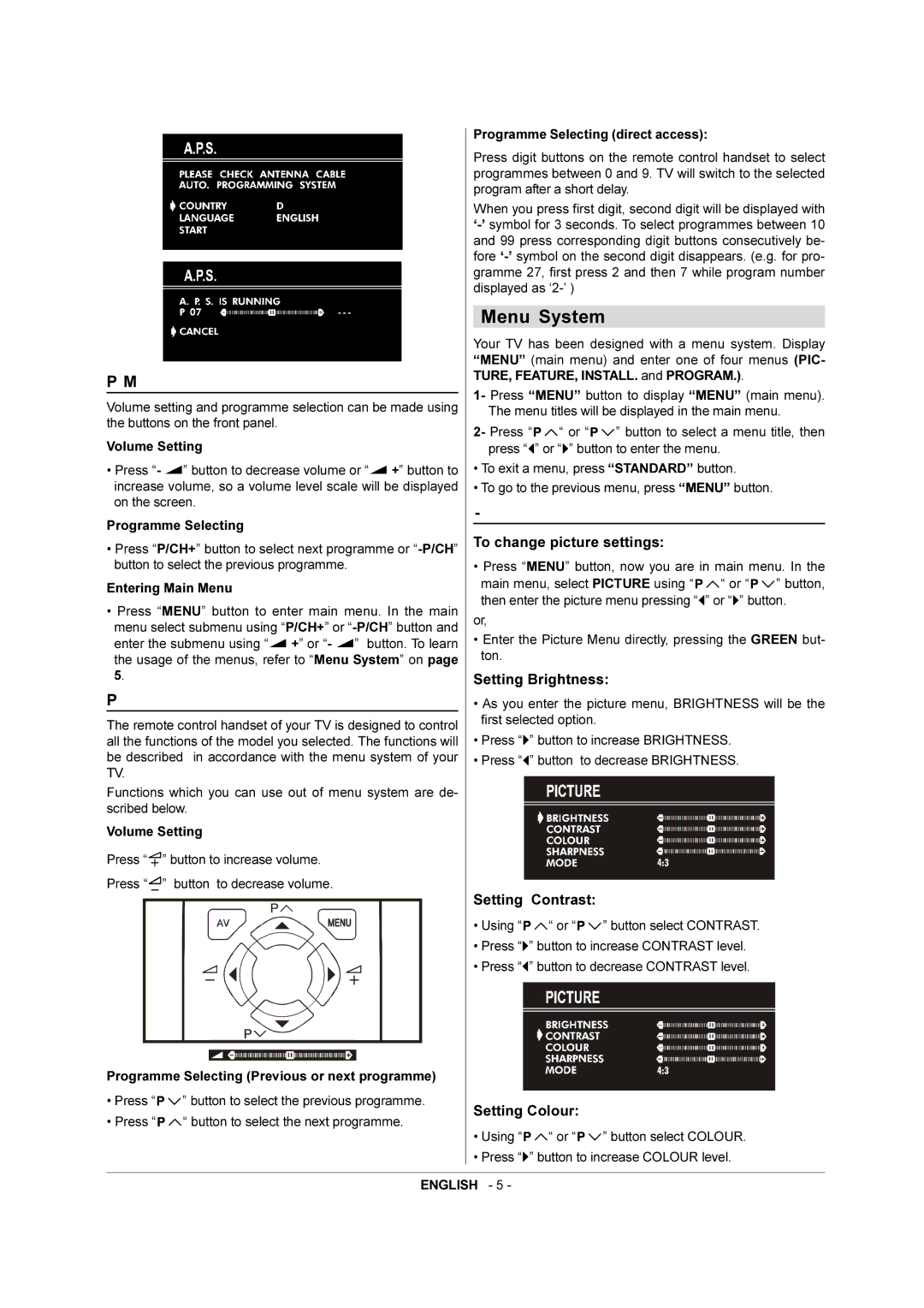 JVC 50052496 manual Menu System 