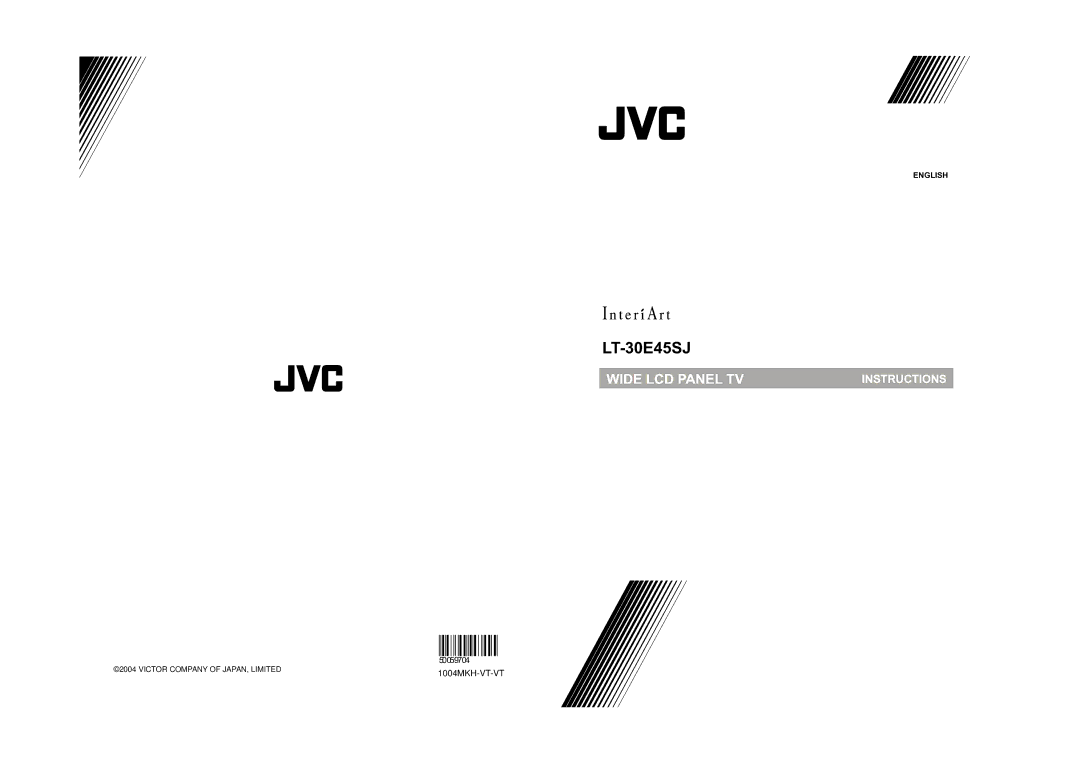 JVC 50059704 manual LT-30E45SJ 