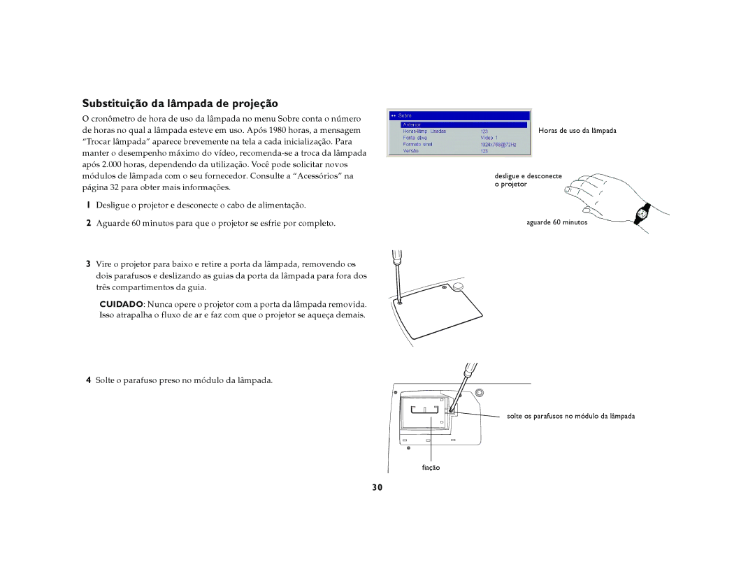 JVC 5700 manual PìÄëíáíìá´ç=Ç~=äßãé~Ç~=ÇÉ=éêçàÉ´ç, PçäíÉ=ç=é~ê~Ñìëç=éêÉëç=åç=ãµÇìäç=Ç~=äßãé~Ç~K 