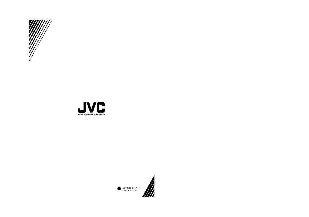 JVC AV-14A10,AV-14F10, AV-20N10, AV-21A10, AV-21D10, AV-21F10 specifications  2001 Victor Company of JAPAN, Limited 