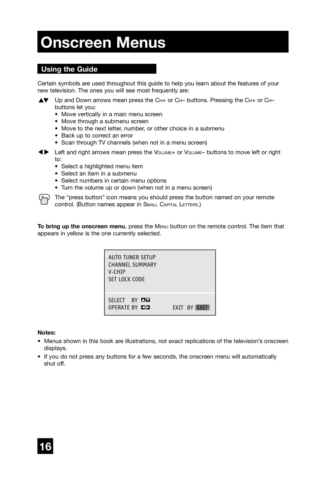 JVC AV-20420, AV-20421, AV 20420 manual Onscreen Menus, Using the Guide 