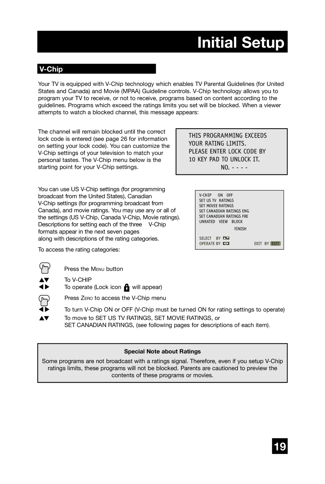 JVC AV 20420, AV-20420, AV-20421 manual Chip, Special Note about Ratings 