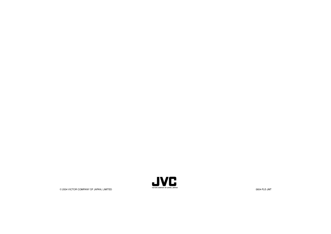 JVC AV-21DX14, AV-20NX14, AV-20NX14, AV-21DX14 specifications Victor Company of JAPAN, Limited 