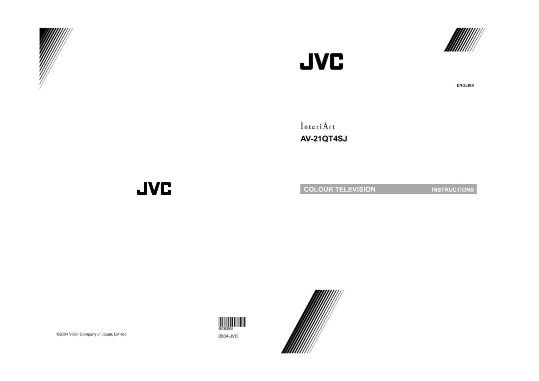 JVC AV-21QT4SJ manual 