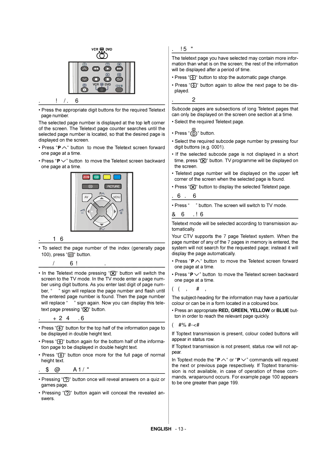 JVC AV-21QT4SJ manual To select a page of Teletext, To Select Index, Searching for a teletext page while watching TV 