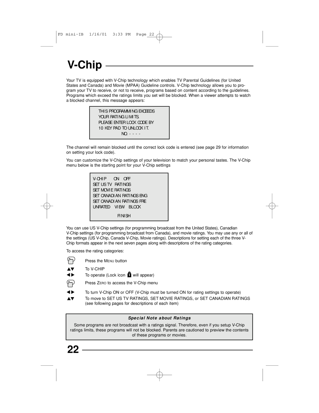 JVC AV 27230, AV 27D302, AV 27D202, AV 20D202 manual Chip, These programs or movies 