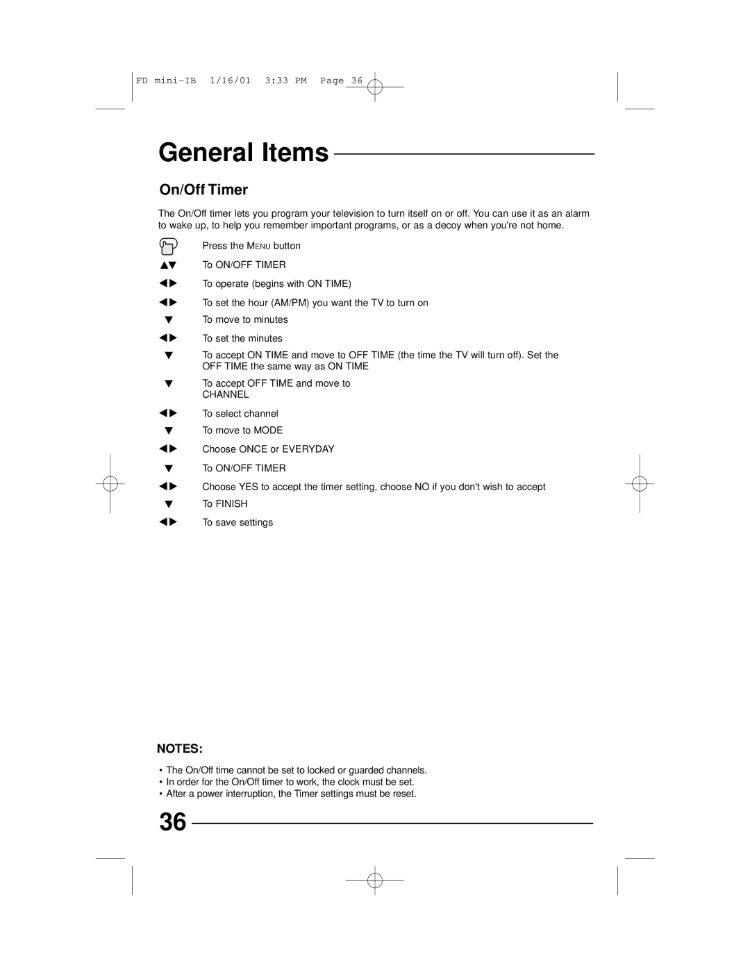 JVC AV 27D302, AV 27D202, AV 27230, AV 20D202 manual On/Off Timer, Channel 