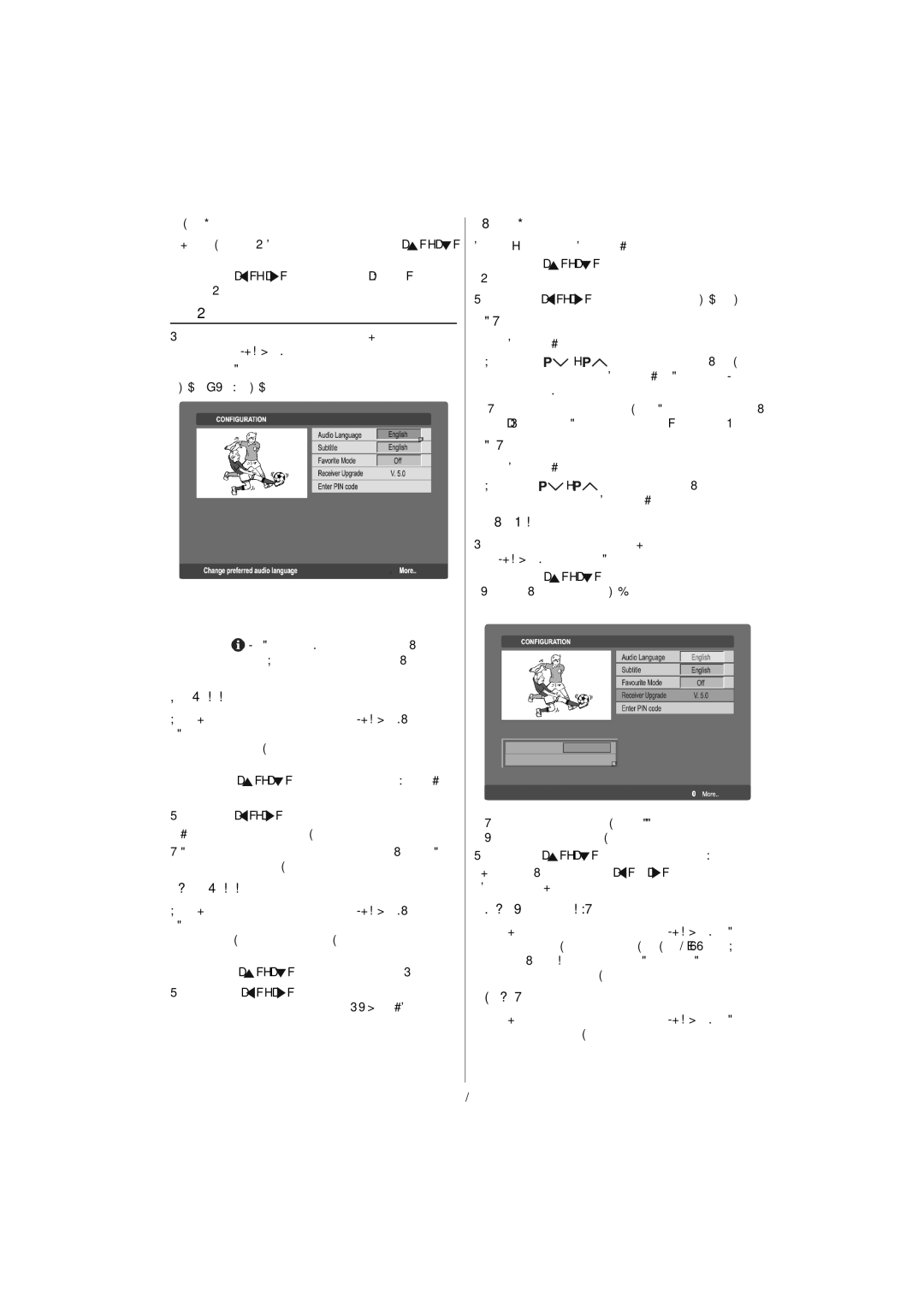 JVC AV-28E50SK, AV-32E50SK manual Configuration 