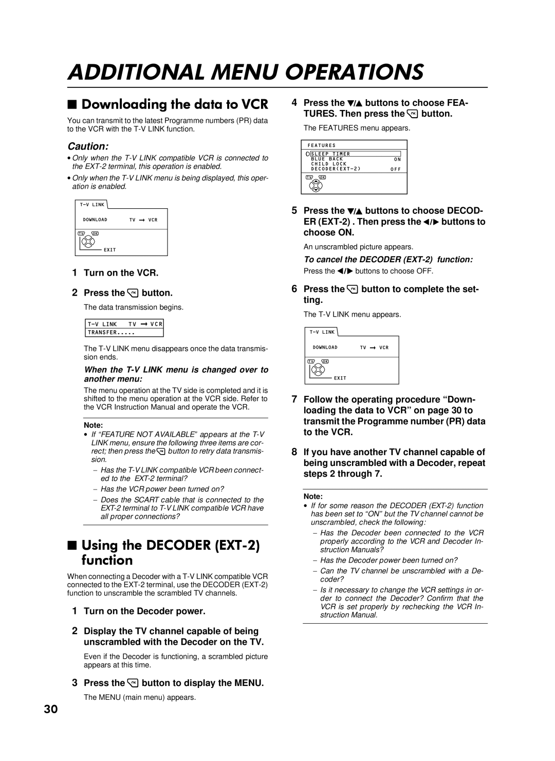 JVC AV-28WFT1EI specifications $,7,21$/#018#235$7,216, 8VLQJ#WKH#&25#+705,##, Ixqfwlrq, Turn on the VCR Press the 3 button 