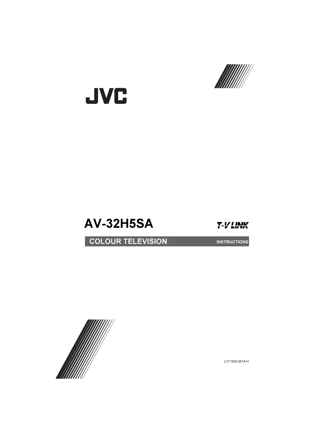 JVC AV-32H5SA manual 