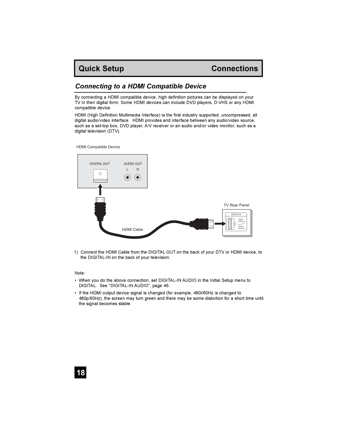 JVC AV 30W776, AV 32S776, AV 27S776, AV-32S776, AV-32S766, AV-30W776, AV-27S776 manual Connecting to a Hdmi Compatible Device 