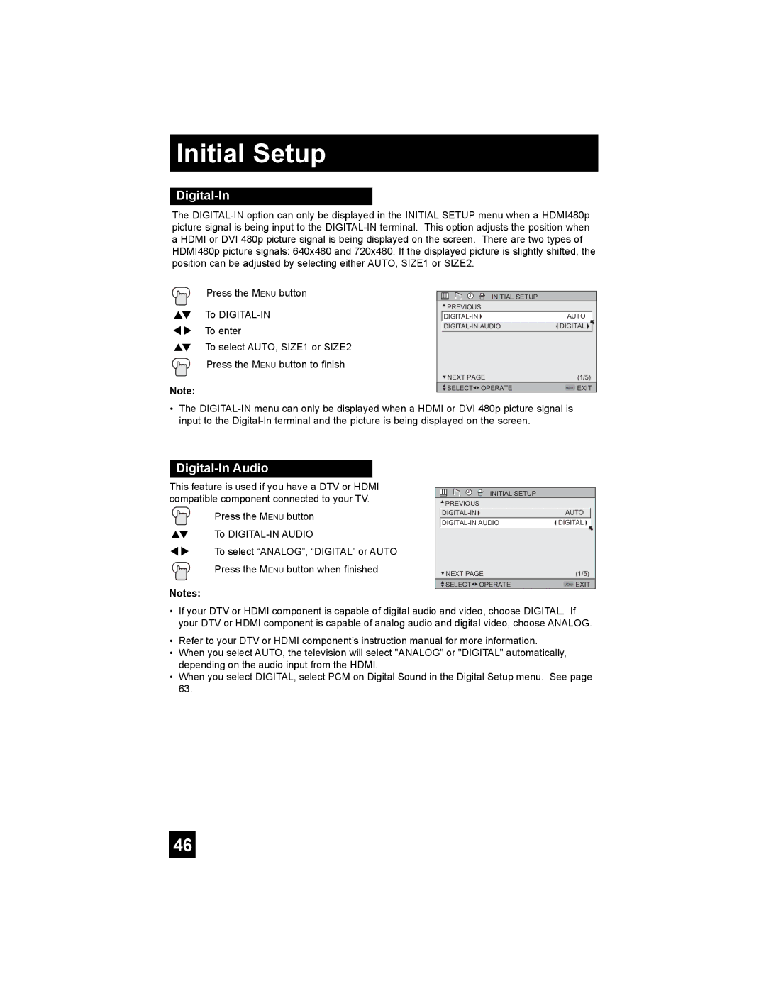 JVC AV 30W776, AV 32S776, AV 27S776, AV-32S776, AV-32S766, AV-30W776, AV-27S776 manual Digital-In Audio 