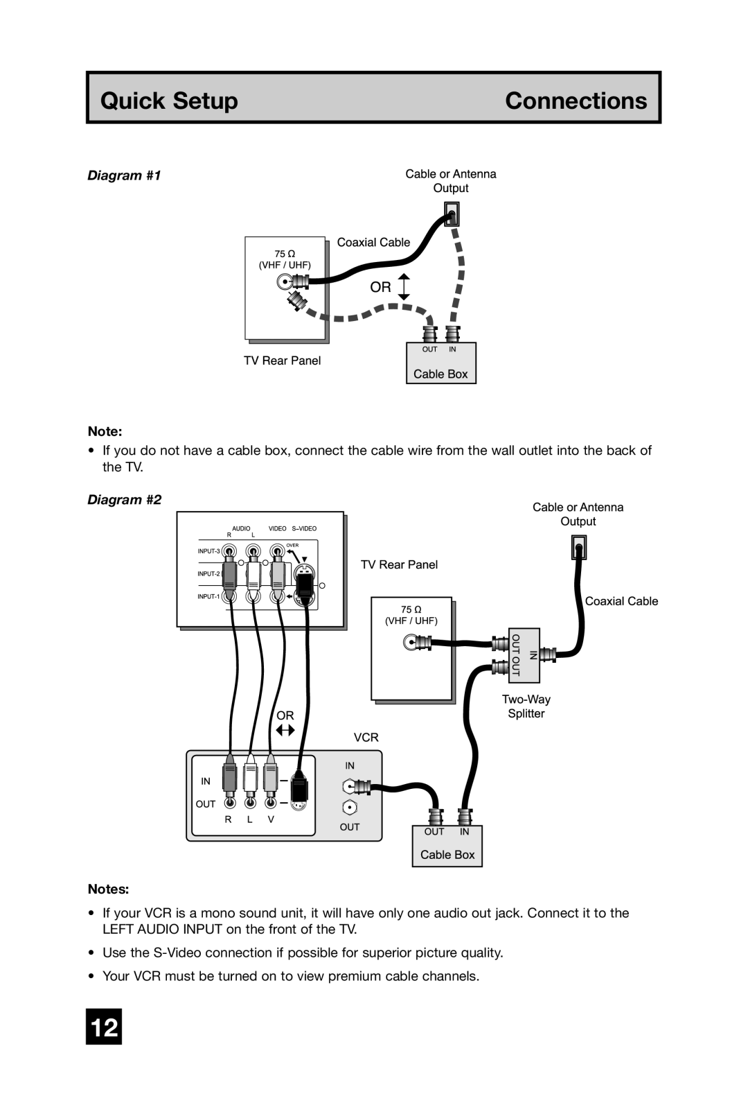 JVC AV 56WP74, AV 65WP74, AV 48WP74 manual Diagram #1 