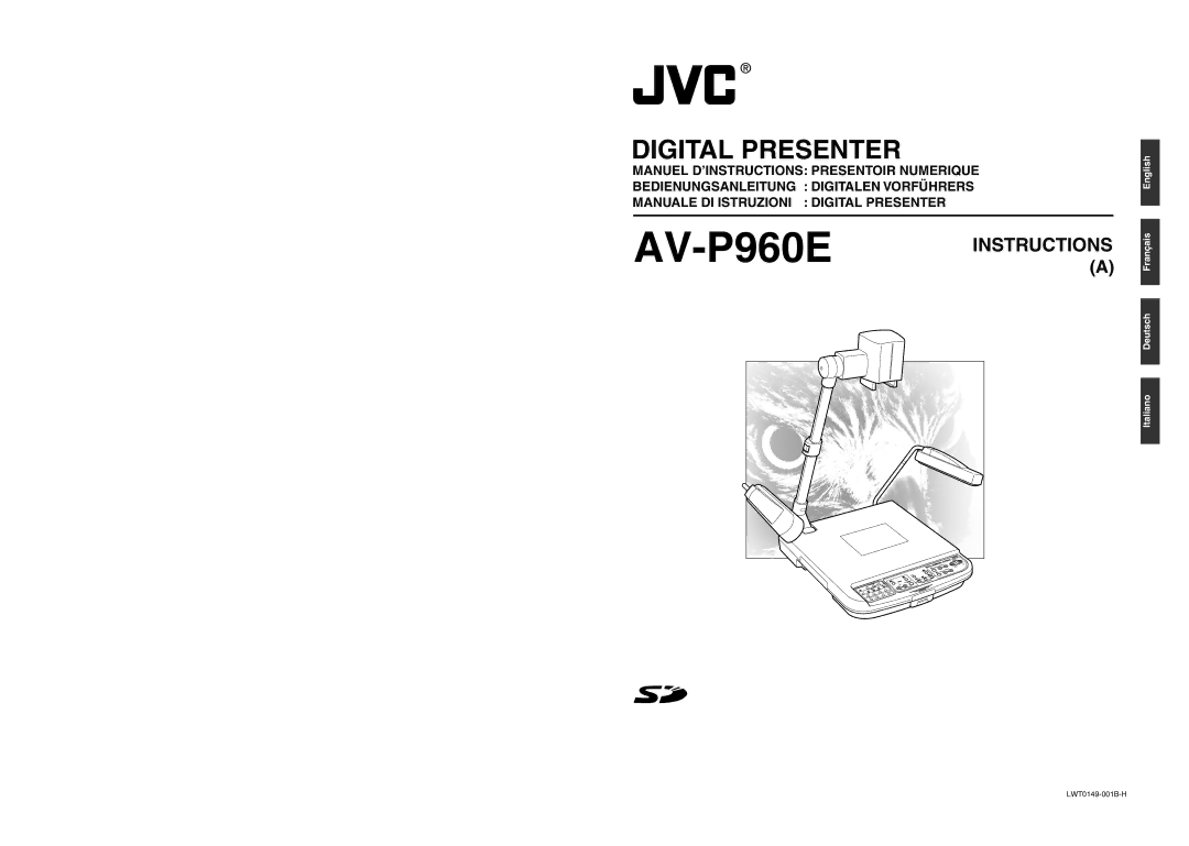 JVC AV-P960E manual 