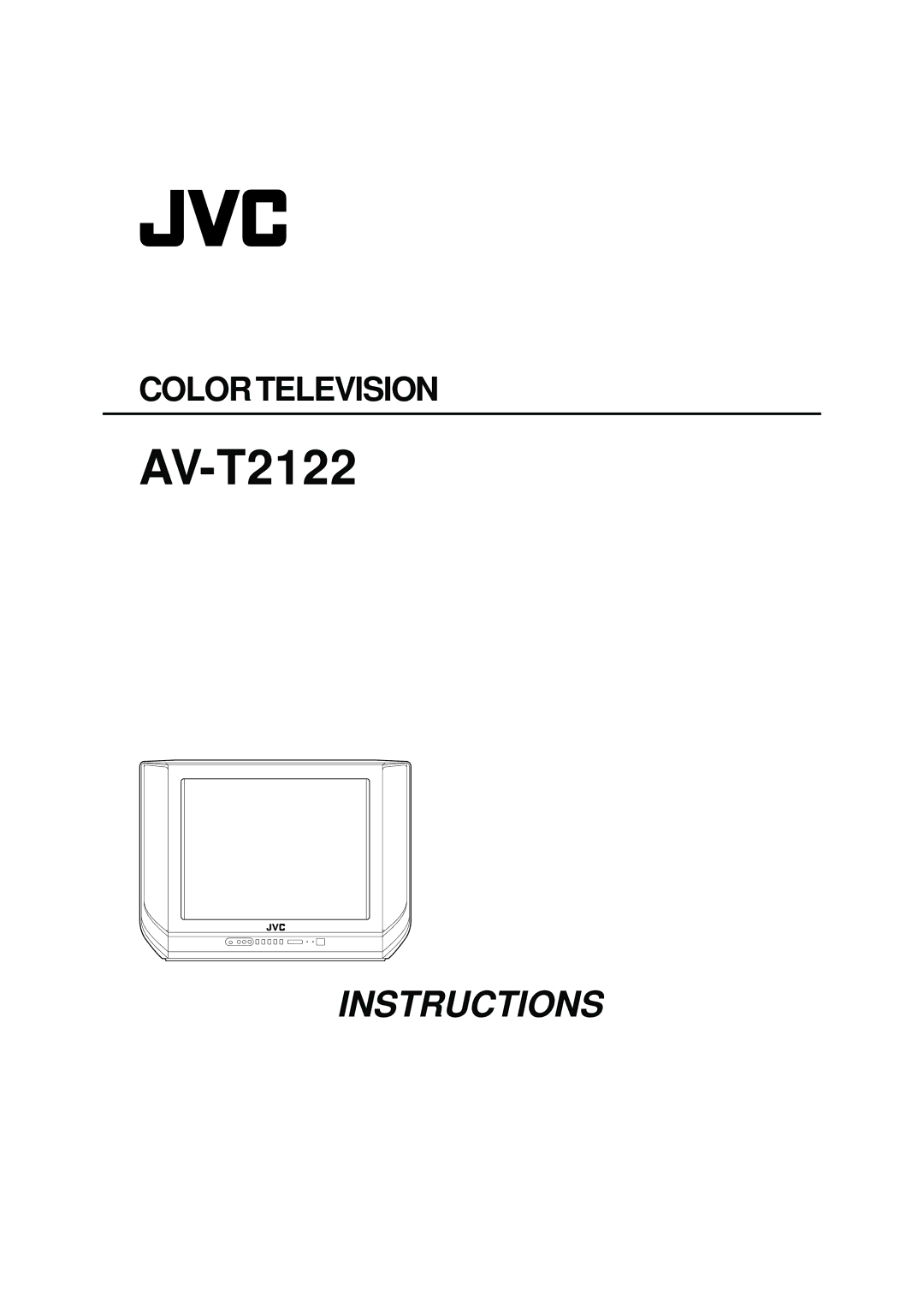 JVC AV-T2122 manual 