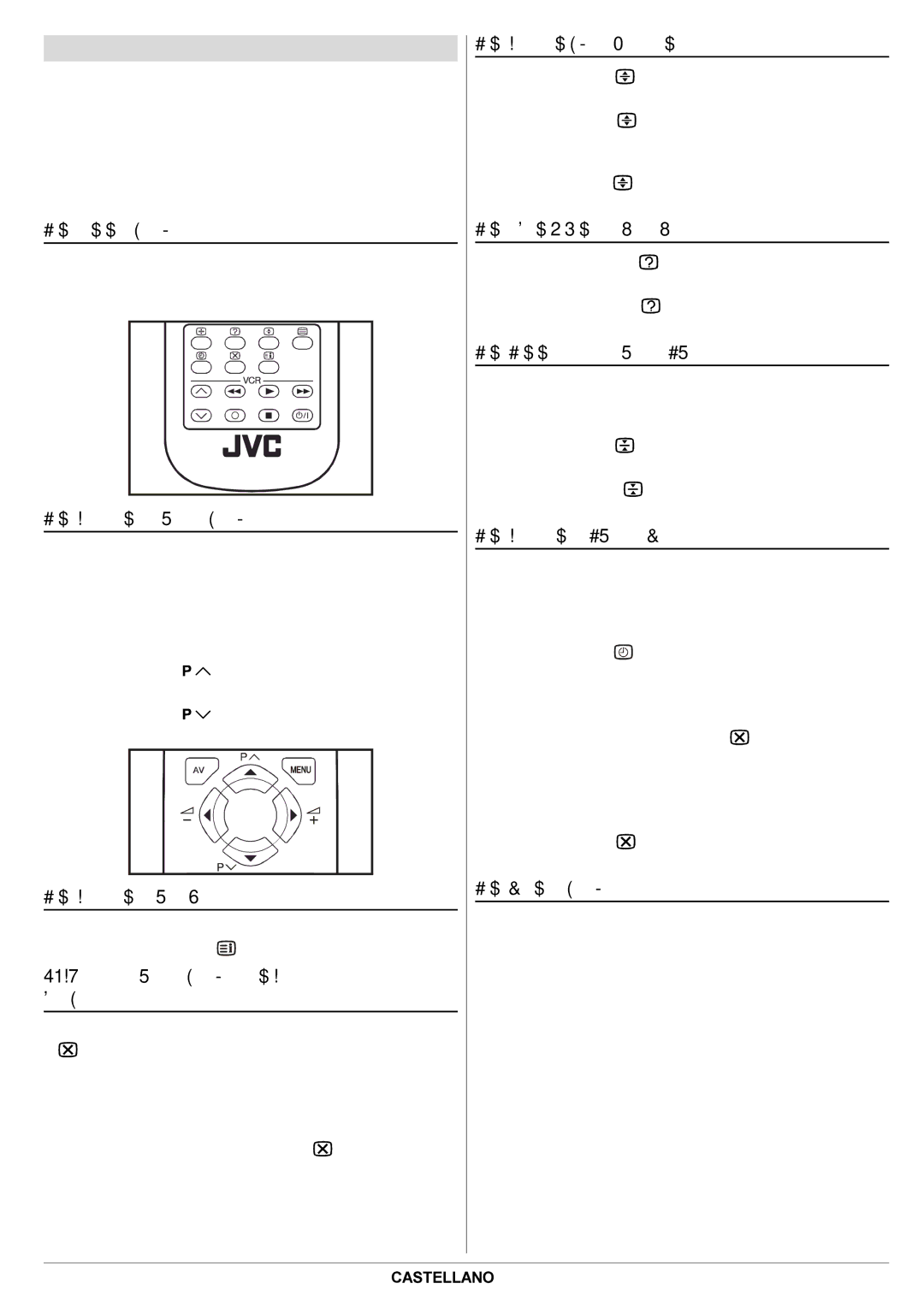 JVC AV21BJ8ENS manual Teletexto 