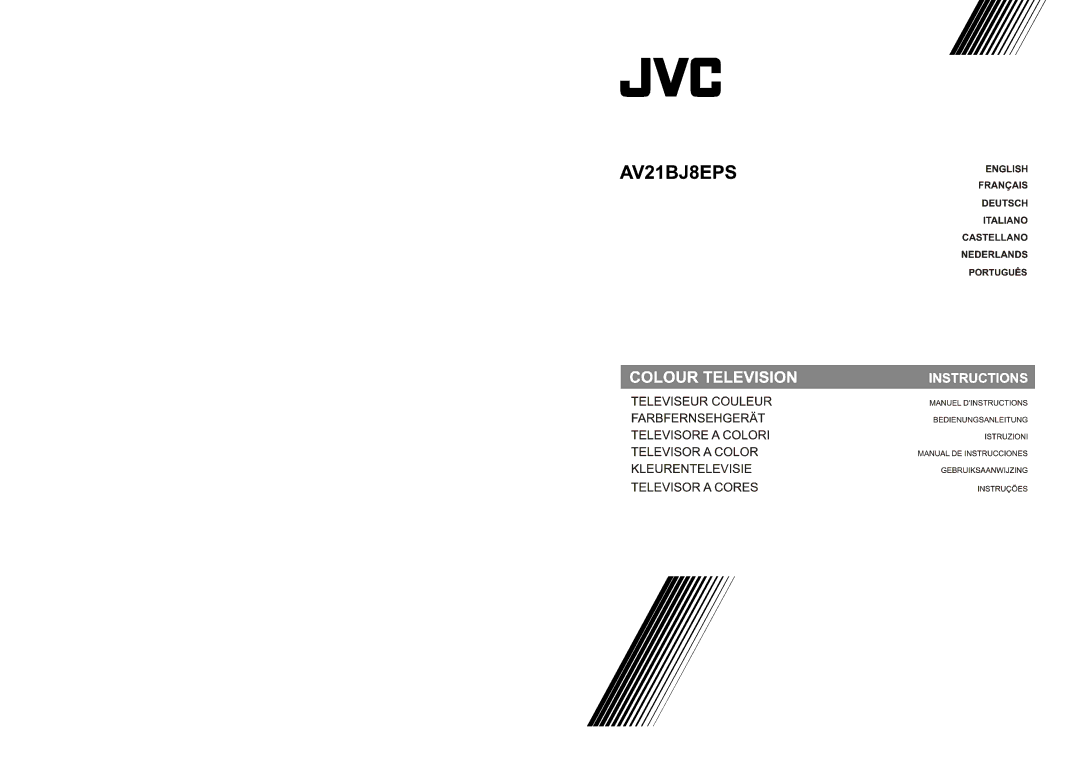 JVC AV21BJ8EPS manual 