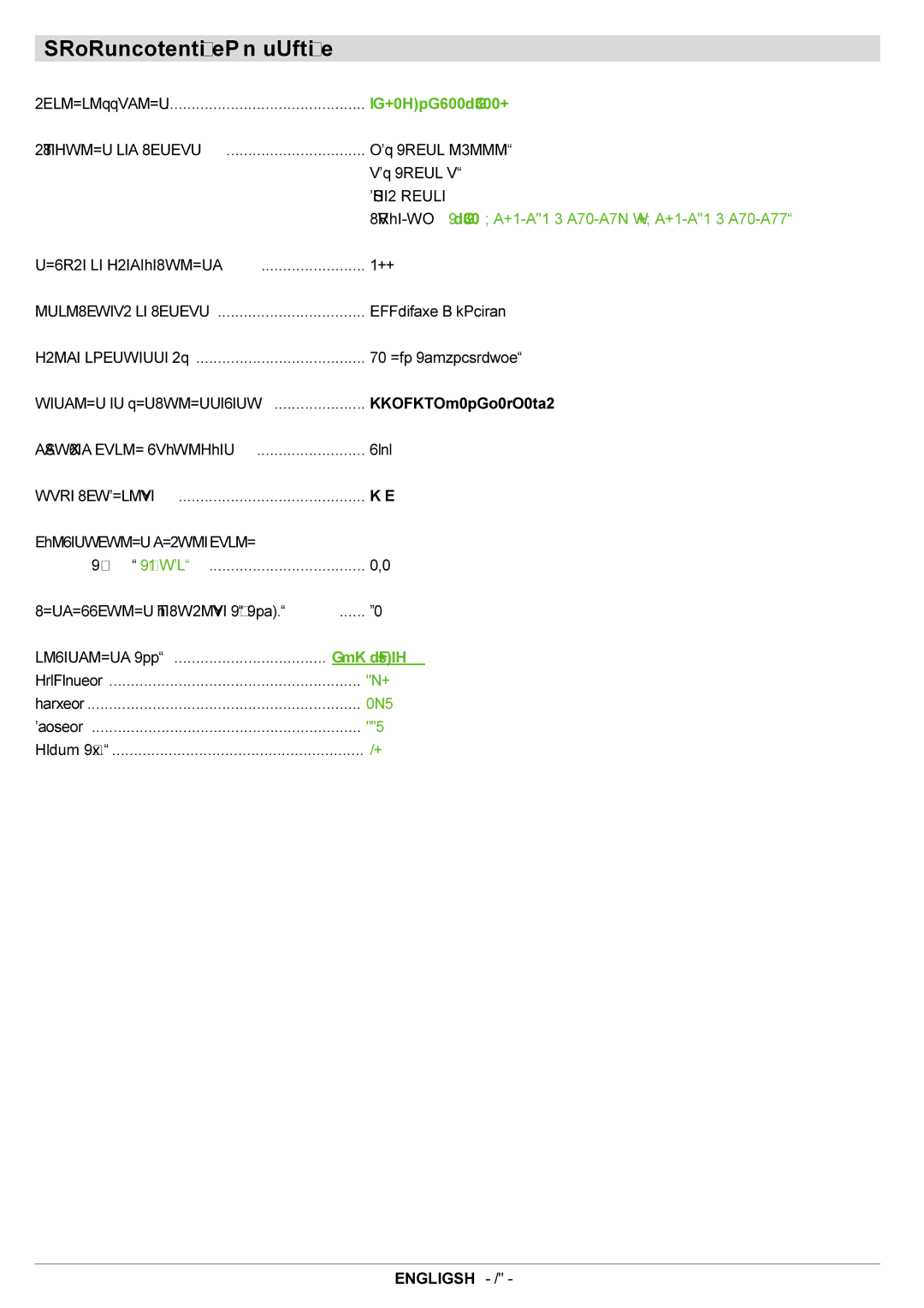 JVC AV21BJ8EPS manual Caractéristiques techniques, Hyper Bande, CÂBLE-TVB/G S01-S41 / S75-S79 L S01-S41 / S75-S77 