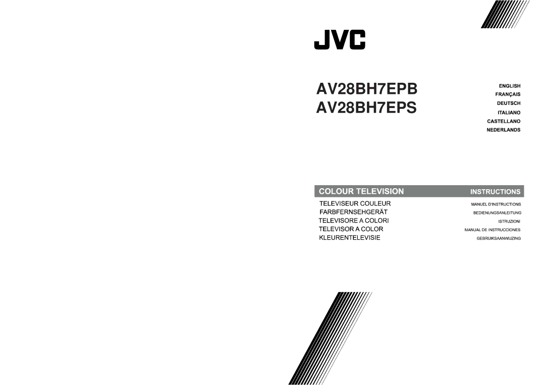 JVC manual AV28BH7EPB AV28BH7EPS 