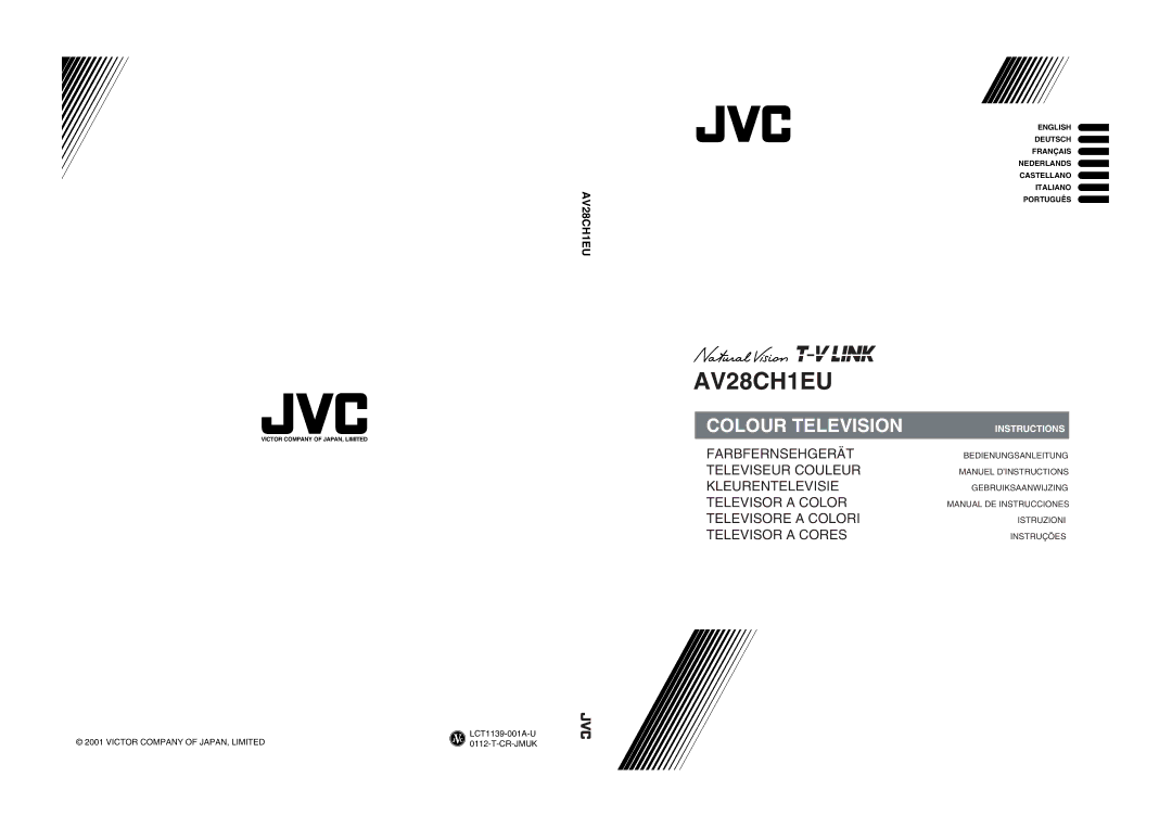 JVC AV28CH1EU manual 