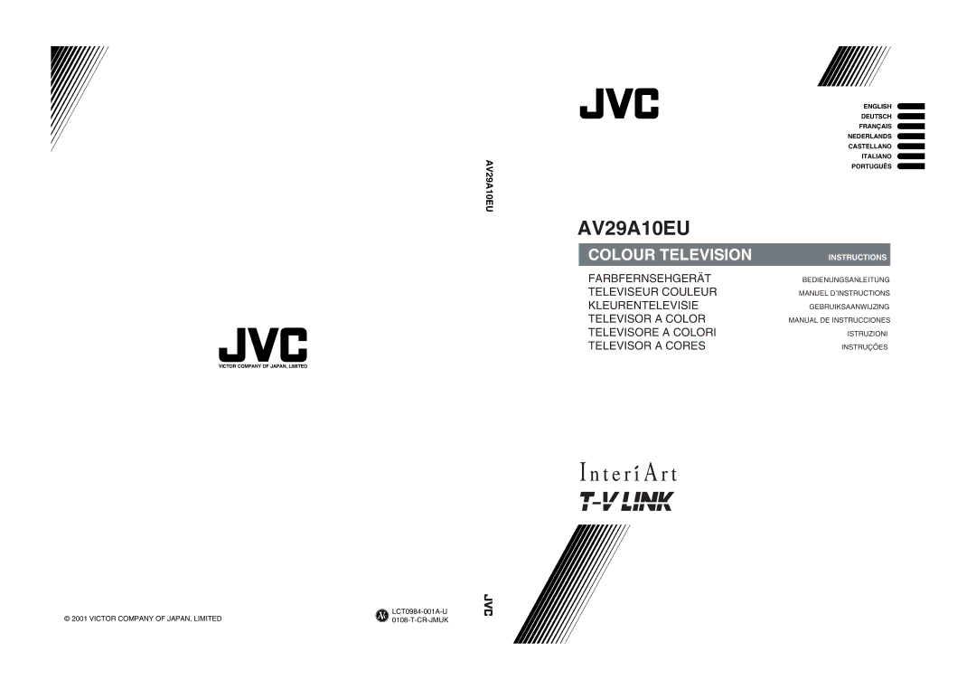 JVC AV29A10EU manual 