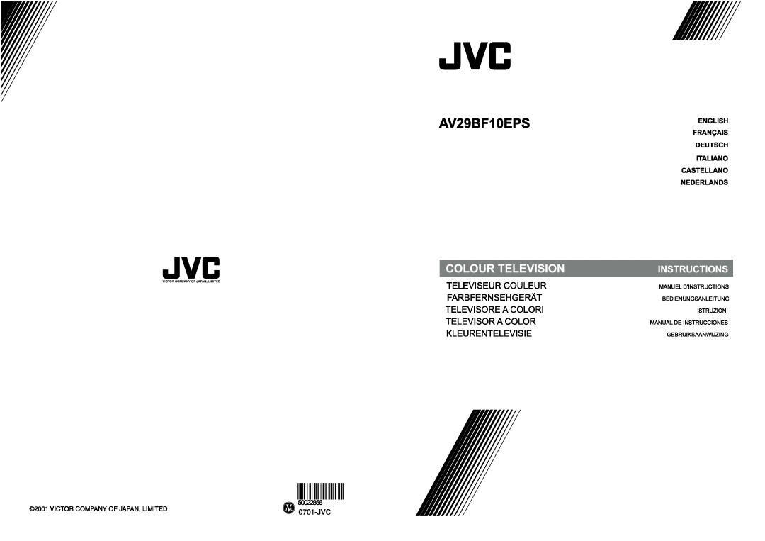 JVC AV29BF10EPS manual 