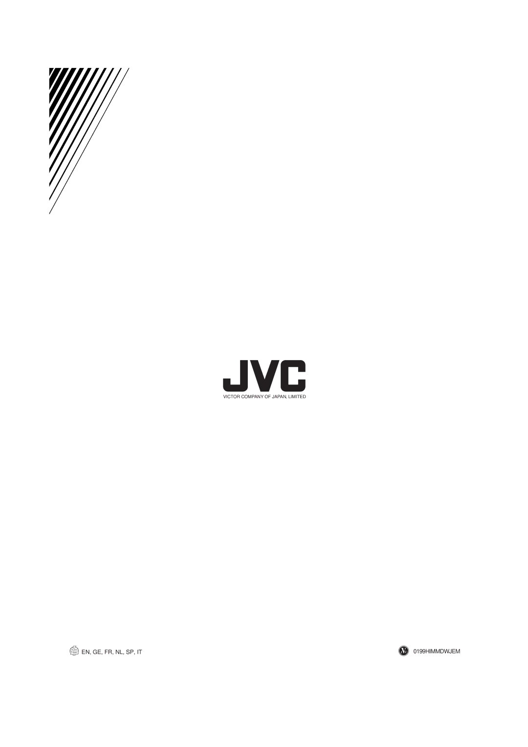 JVC AX-V55BK manual EN, GE, FR, NL, SP, IT 0199HIMMDWJEM 