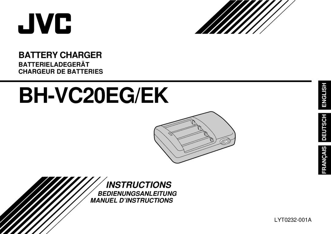 JVC BH-VC20EG/EK manual 