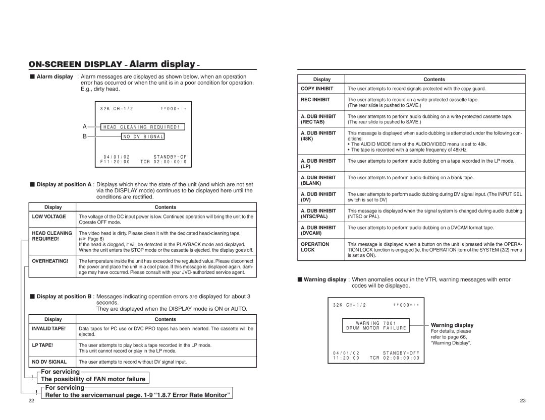 JVC BR-DV3000E instruction manual Refer to, For details, please 