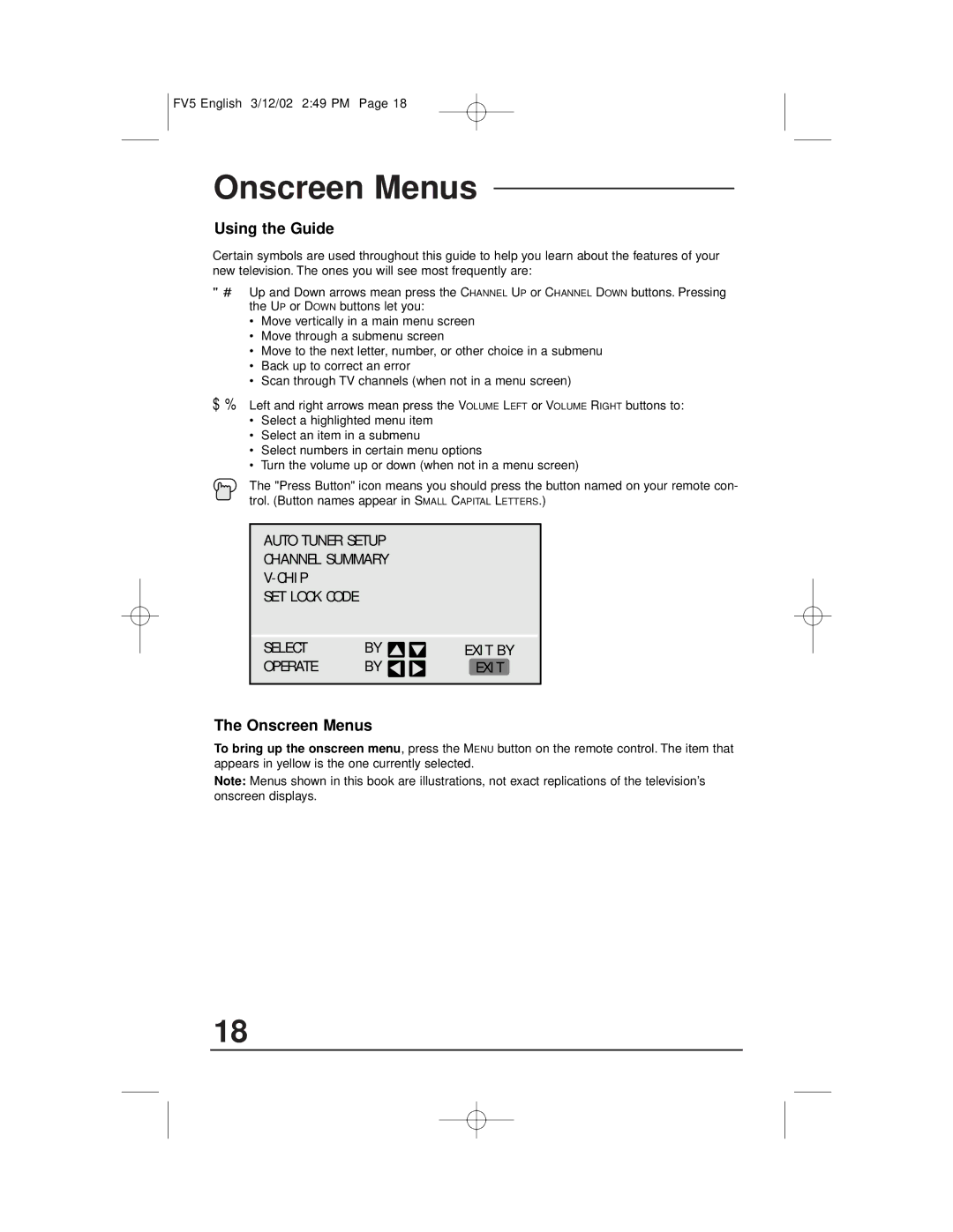 JVC C-20310, C-13311, C-13310, AV-20321 manual Onscreen Menus, Using the Guide 