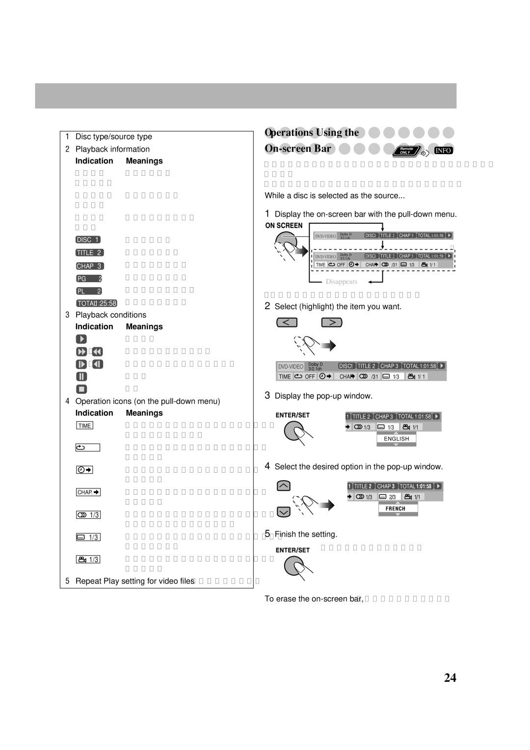 JVC CA-DXJ36 manual Title 