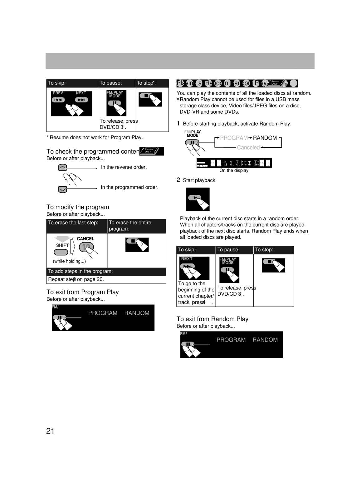 JVC CA-DXJ36 manual To check the programmed contents 