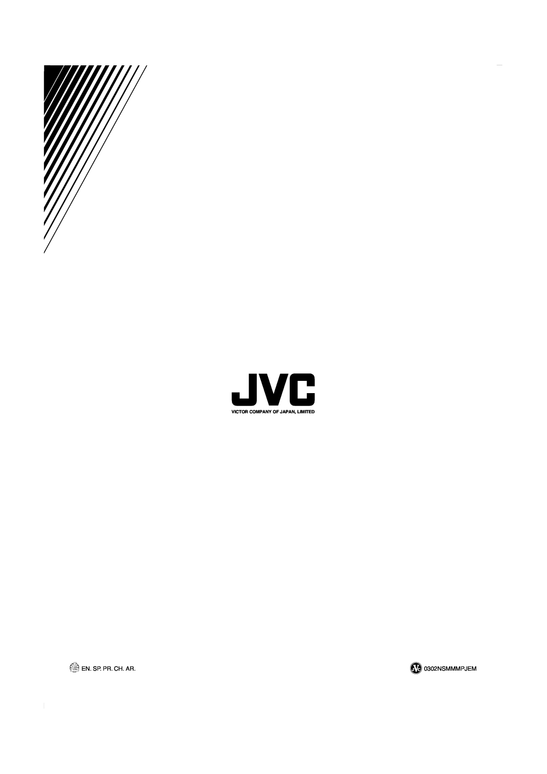 JVC CA-MXDVA9, CA-MXDVB10 manual En. Sp. Pr. Ch. Ar, 0302NSMMMPJEM, Victor Company Of Japan, Limited 