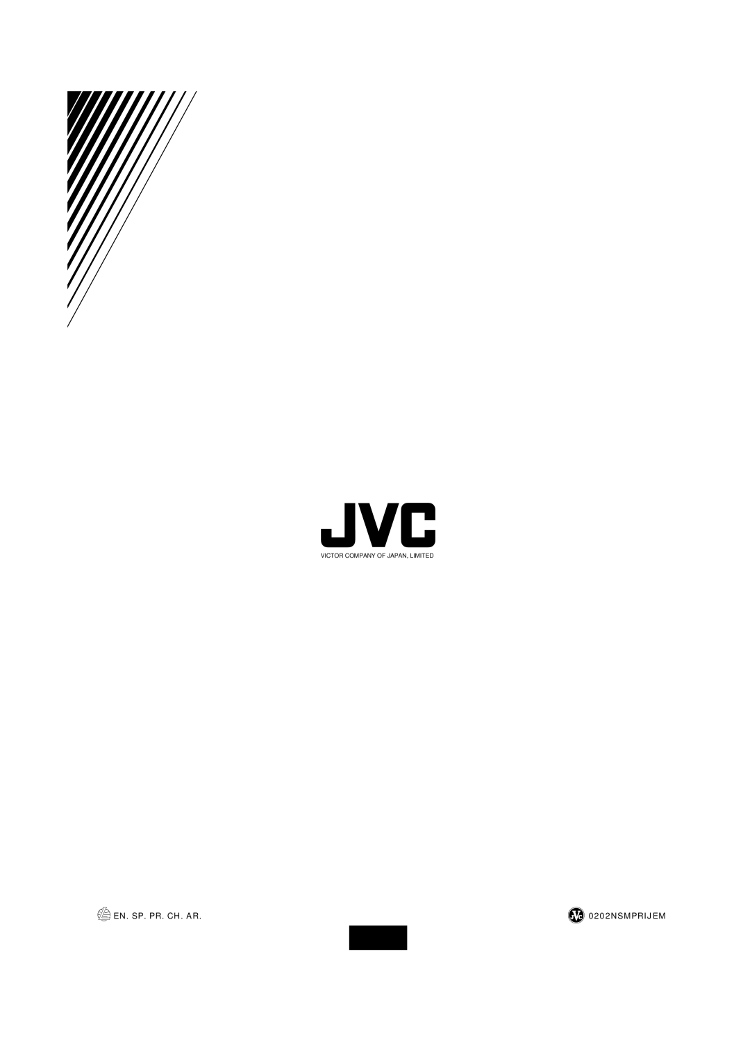 JVC CA-MXG950V manual EN. SP. PR. CH. AR 0202NSMPRIJEM 