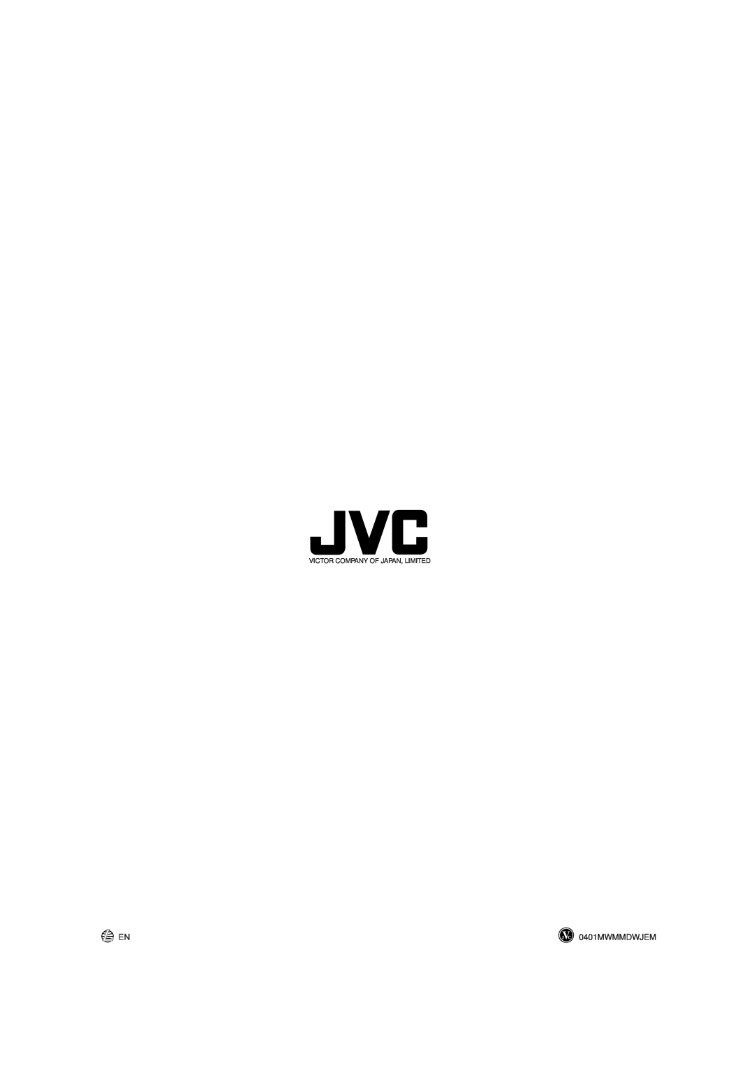 JVC CA-MXGT90, CA-MXGT80, CA-MXG70 manual 0401MWMMDWJEM, Victor Company Of Japan, Limited 